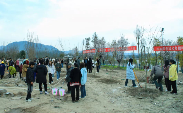 “植”此青绿，共“树”未来—350VIP浦京集团开展义务植树活动